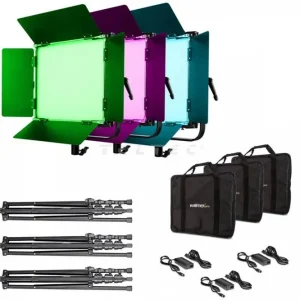 Top-Preis walimex pro LED Rainbow 100 W RGBWW Set 3