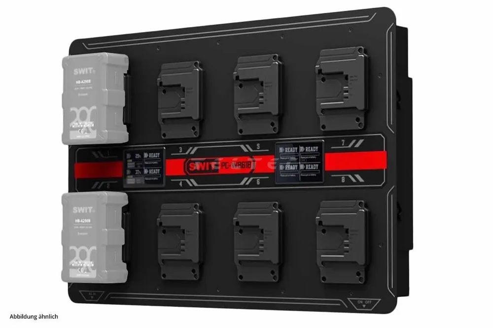 Top-Seller Swit MATRIX-S8 8x 100 W Battery Wall Charger (V-Mount)