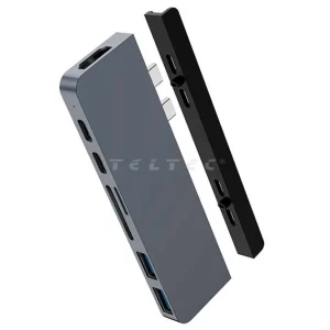 Hyper DUO 7-in-2 MacBook Pro Hub Grey Markenware