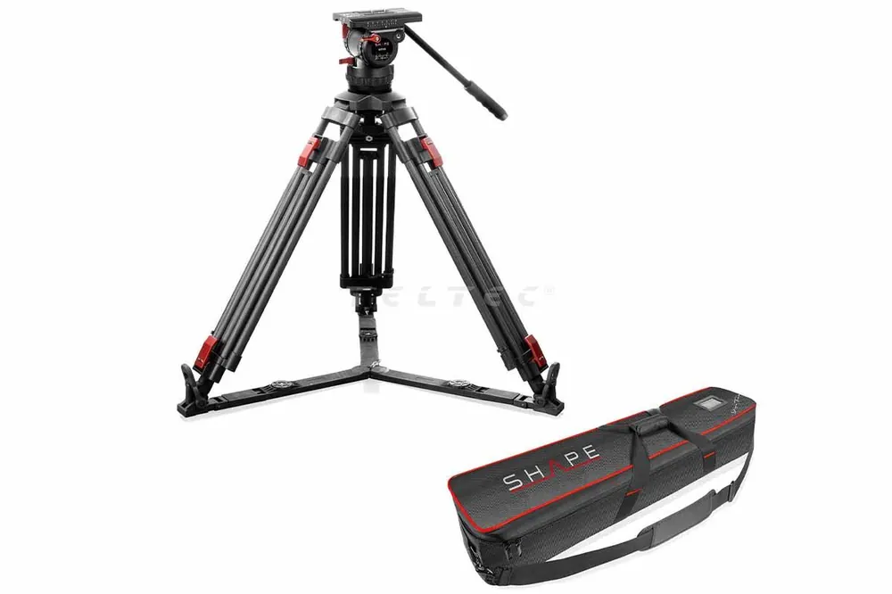 Shape Pro Video Tripod 15Kg Fluid Head 100mm Bowl Carbon Fiber Legs Direkt Vom Hersteller