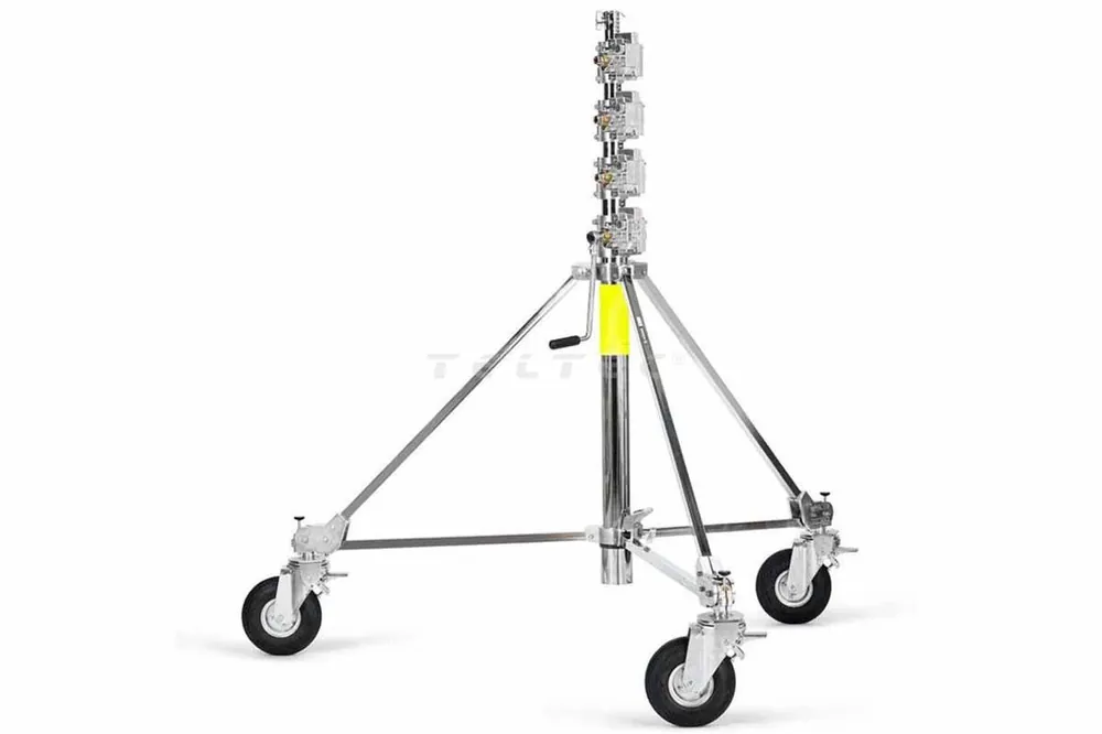Neue Ware Avenger B150P-1 Strato Safe Crank Up Stand Rubber Wheels