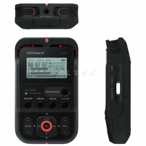 Must-Have Roland R-07 Audio Recorder (Schwarz)