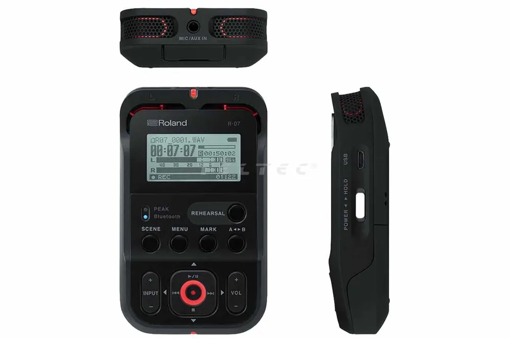 Must-Have Roland R-07 Audio Recorder (Schwarz)