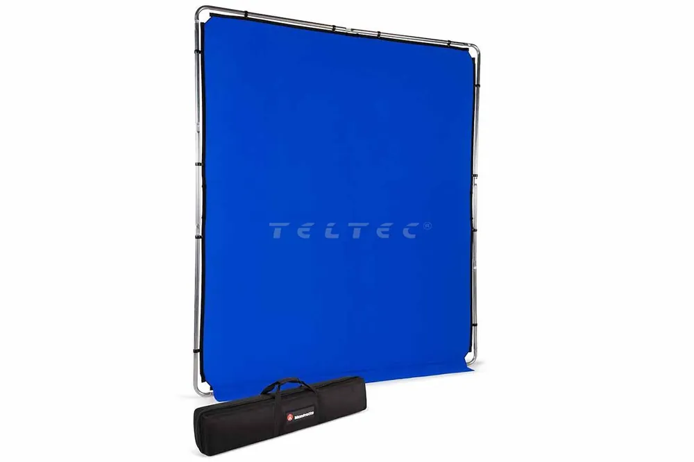 Manfrotto EzyFrame Hintergrund 2 m x 2,3 m Chromakey Blau Billig