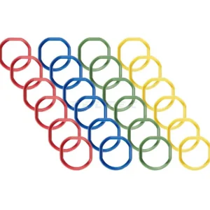 Wooden Camera Ultra Handle Color Rings Pack (6x Red, 6x Blue, 6x Green, 6x Yellow) Heißes Angebot
