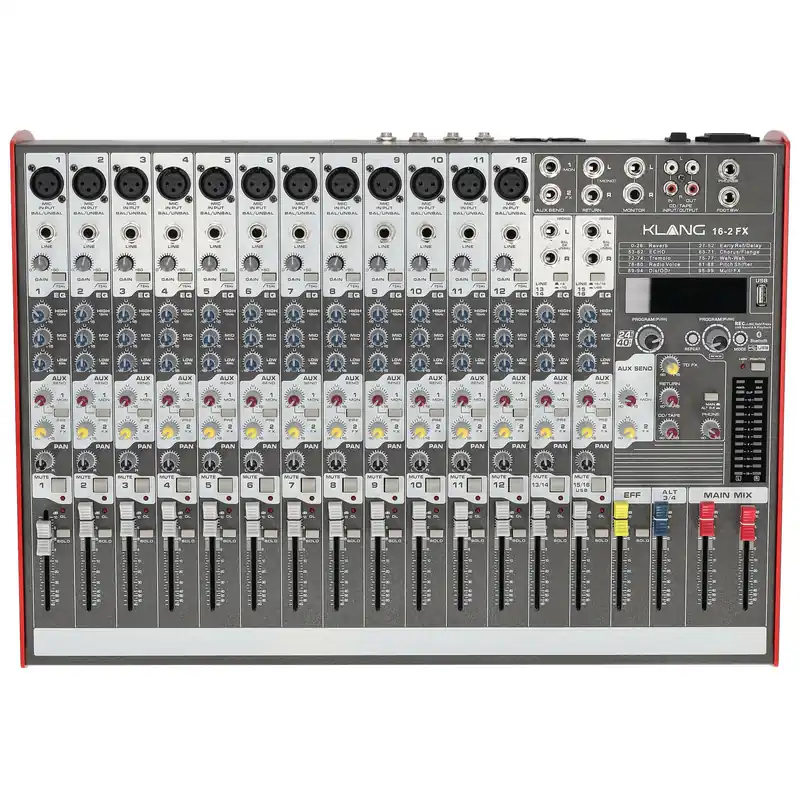 Zertifiziert Klang 16-2 FX BT Mischpult