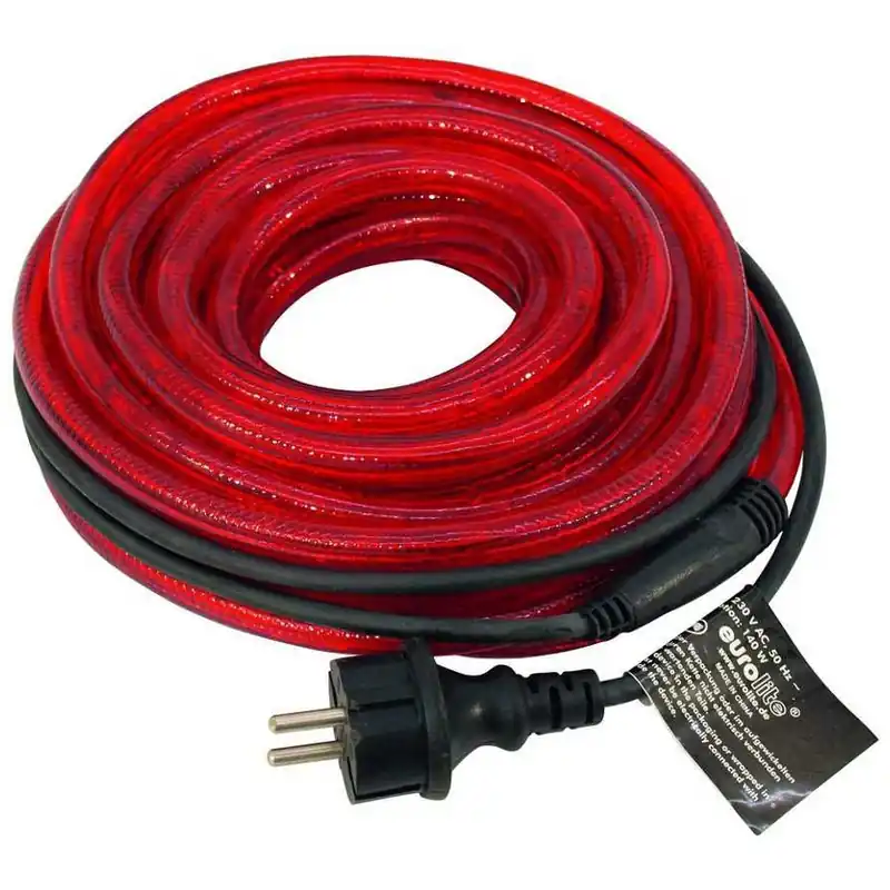 Eurolite Rubberlight RL1-230V Rot 9 Meter Neu