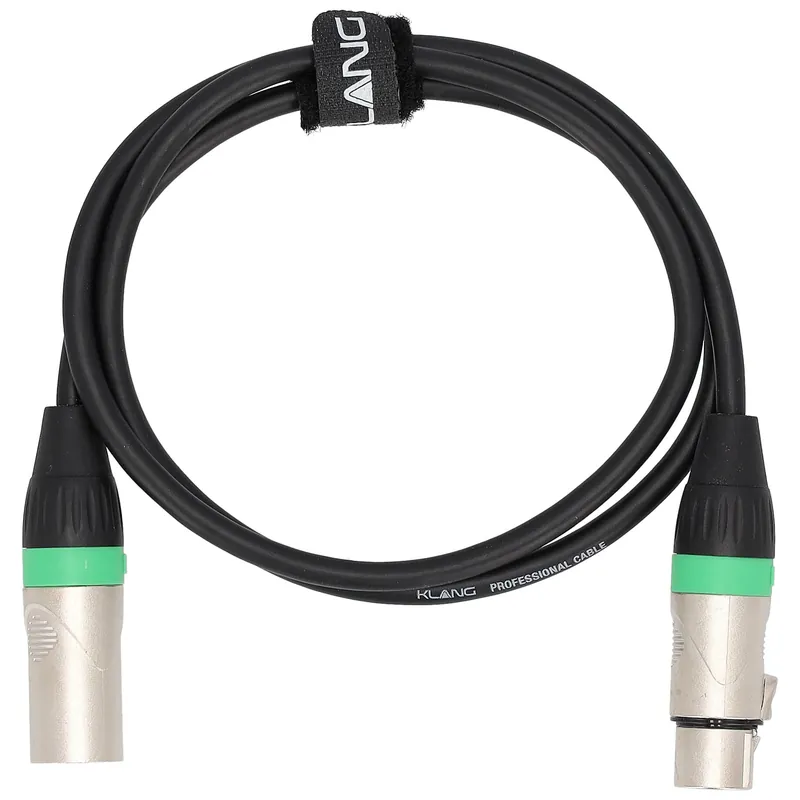 Klang Mikrofonkabel PRO, 1 Meter XLR male - XLR female Saisonangebot