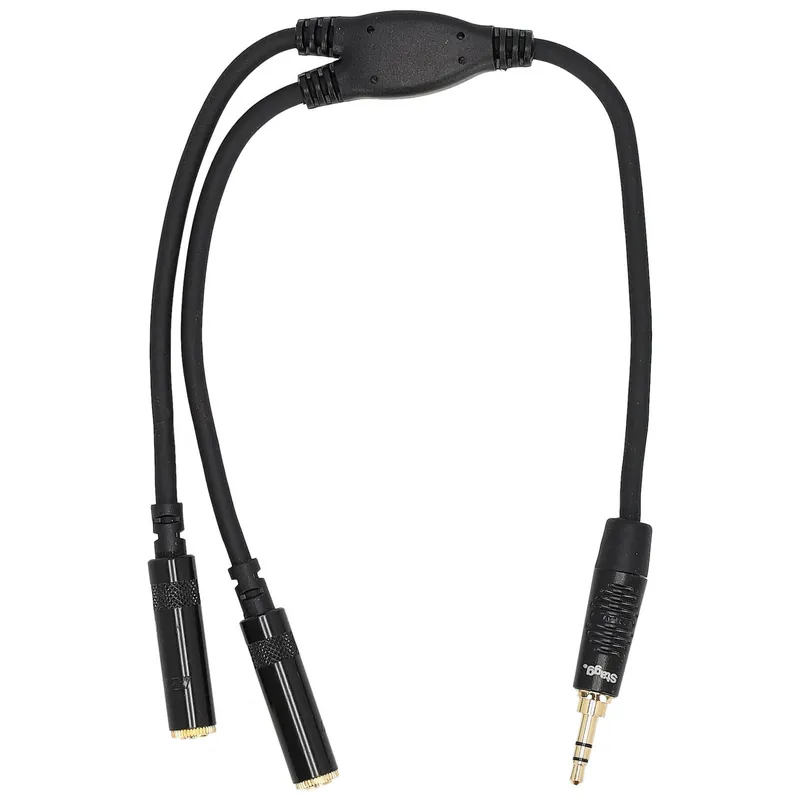 Super-Preis Stagg NYA010/MPS2MJSR 3,5 mm Stereoklinke auf 2 x Mini Stereobuchse