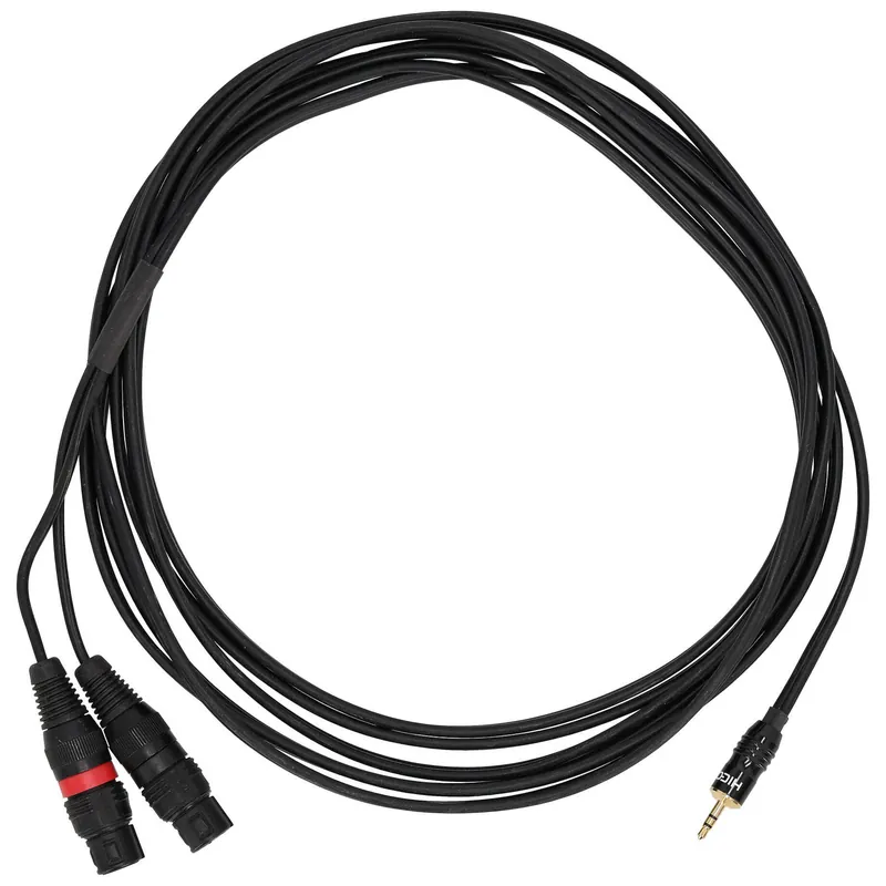 Sommer Cable ON9U-0500-SW SC-Onyx Miniklinke Stereo Male - 2 x XLR Female 5 Meter Highlight
