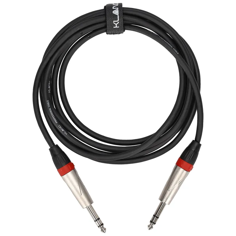 Klang Audiokabel, 3 Meter 6,3mm Klinke, stereo - 6,3mm Klinke, stereo Neuheit