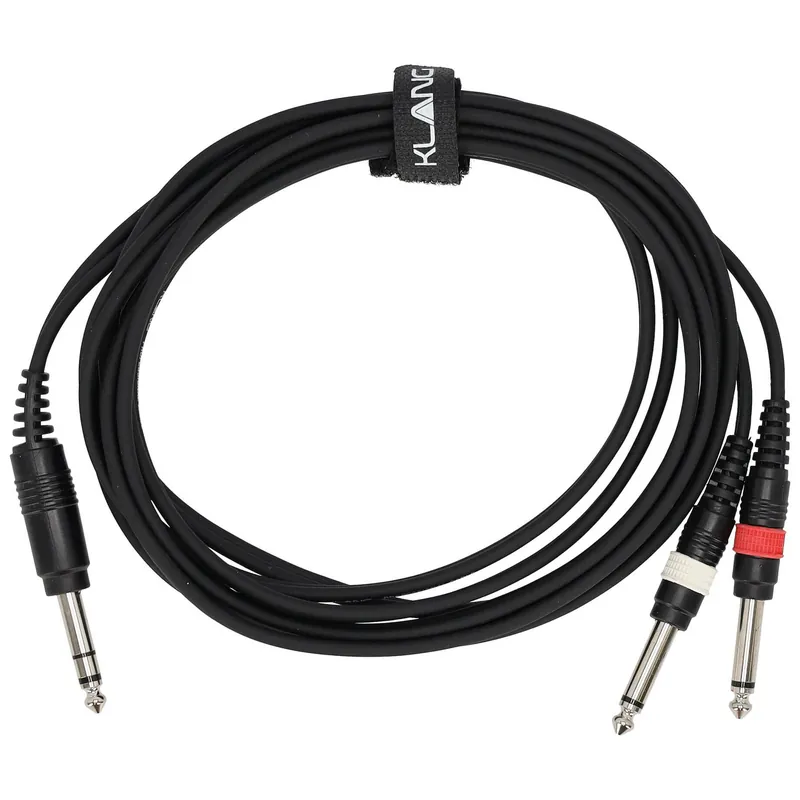 Beliebt Klang Adapterkabel ECO, 3 Meter 6,3mm Klinke, male, stereo - 2x 6,3mm Klinke, male, mono