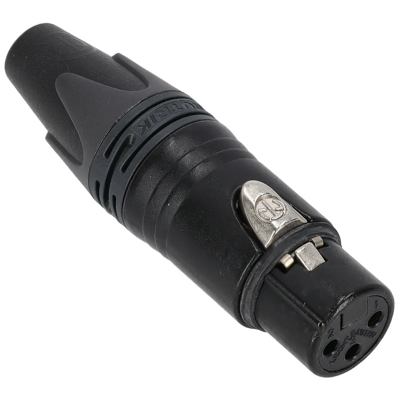 Must-Have Neutrik NC3FXX-B XLR Kabelbuchse Female Vergoldet