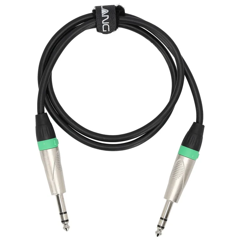 Rabatt Klang Audiokabel, 1 Meter 6,3mm Klinke, stereo - 6,3mm Klinke, stereo