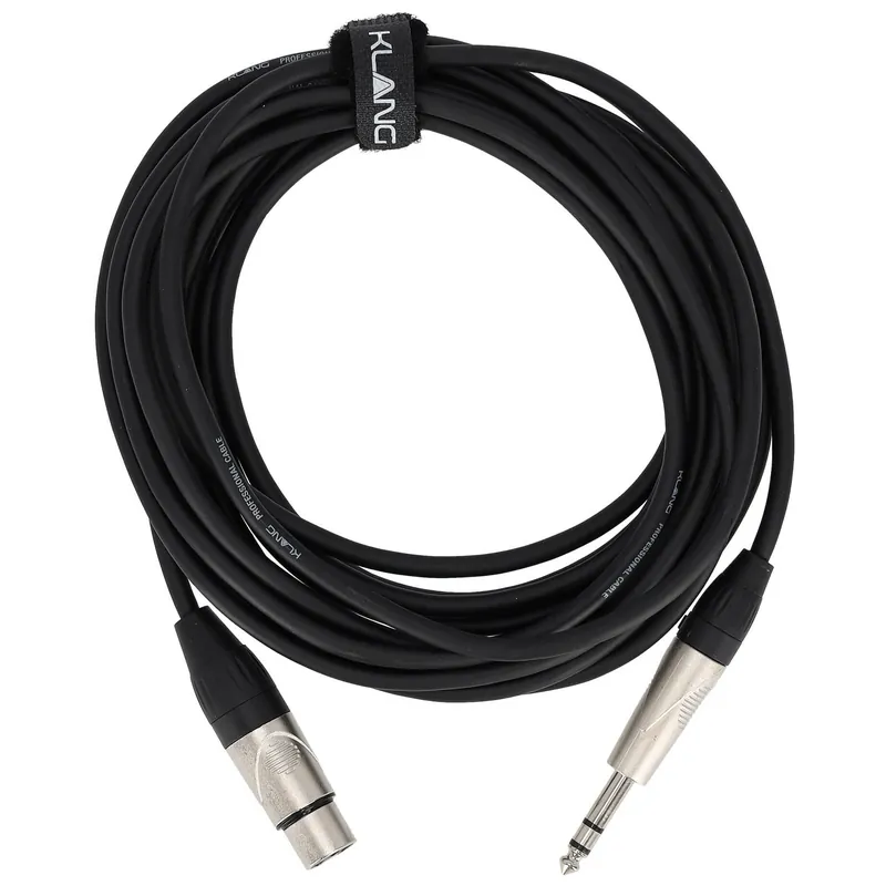Aktuell Klang Audiokabel, 6 Meter XLR female - 6,3 Klinke, male, stereo