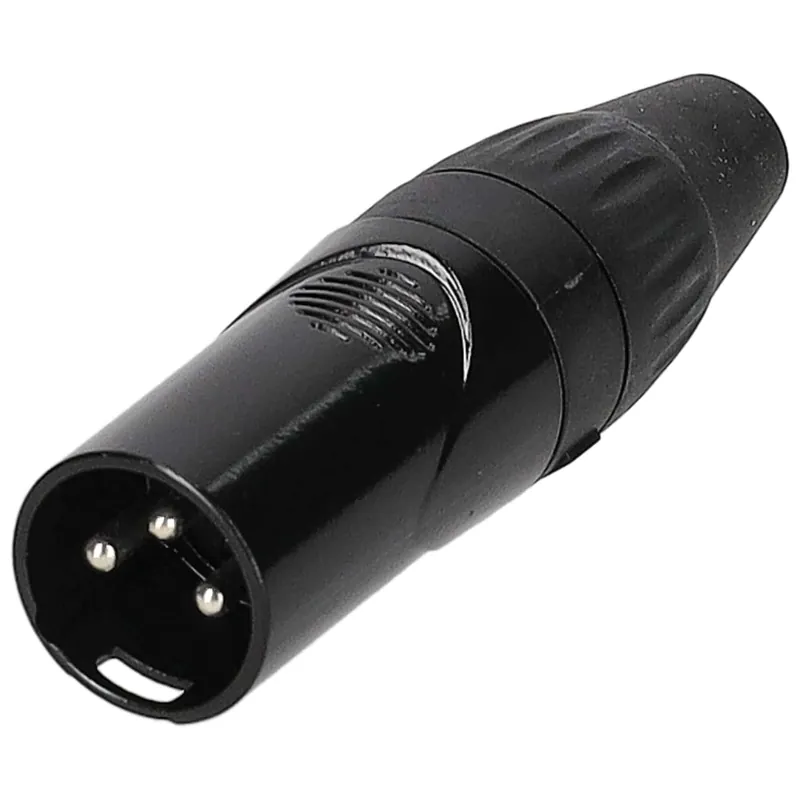 Klang Kabelstecker XLR, male, black Neue Kollektion