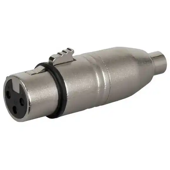 Preiswert Klang FLA33 Adapter XLR Female auf Cinch Female