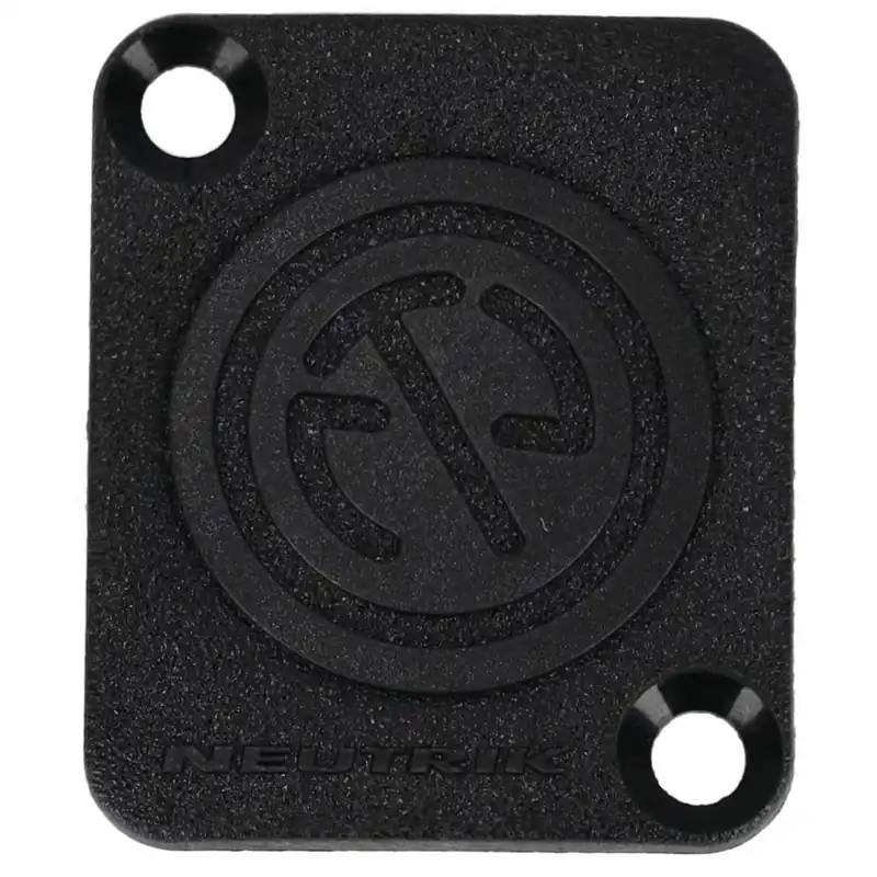 Neutrik DBA-BL Abdeckplatte D-Serie Schwarz Preisreduziert