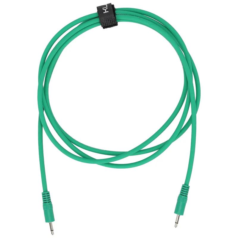 Klang Patchkabel, 2,0 Meter 3,5 mm Klinke, Klinke, mono grün Direkt Vom Hersteller