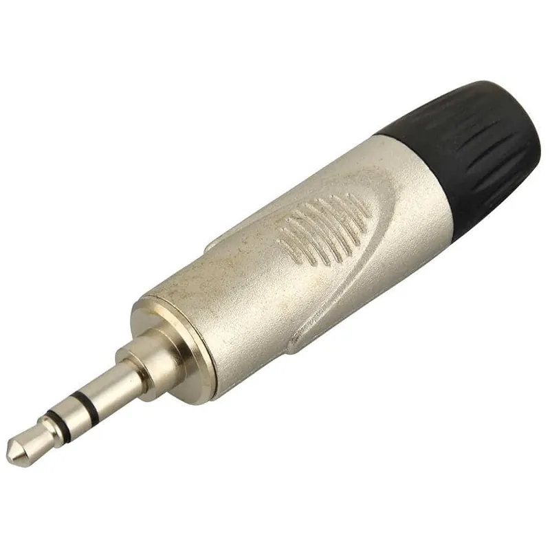 Klang Klinkenstecker 3,5mm Klinke, male, stereo, gerade, nickel Neu