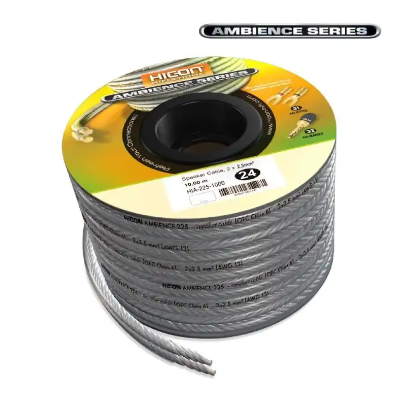HICON HIFI&HOME Lautsprecherkabel, 2 x 2,50 mm² 10,00 m Knallerangebot