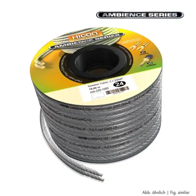 Rabatt HICON HIFI&HOME Lautsprecherkabel, 2 x 2,50 mm² 30,00 m