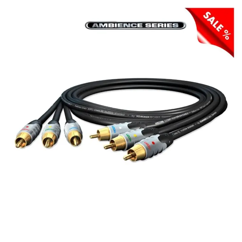 HICON HIFI&HOME YUV-Kabel YUV / Component, 3 x | Cinch / Cinch, HICON 0,75m Günstig