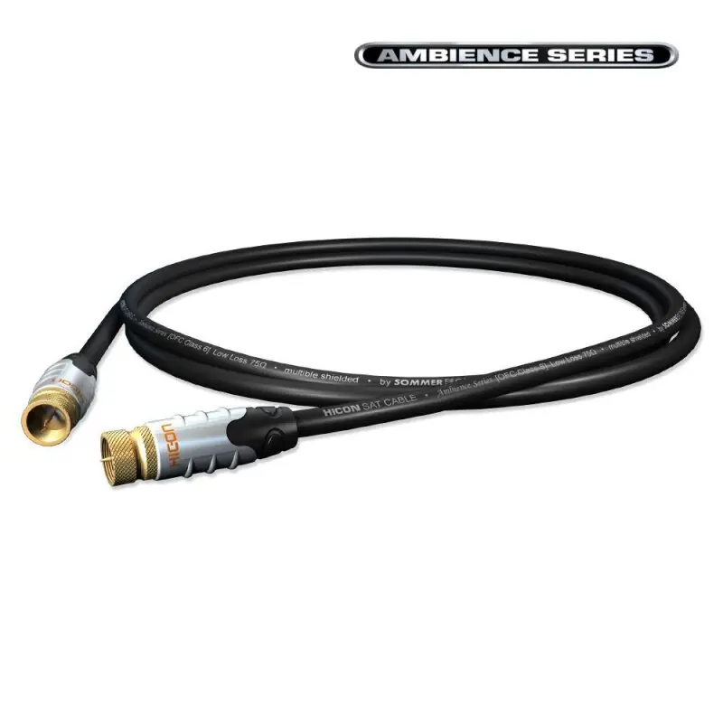 HICON HIFI&HOME SAT-/F- Anschlusskabel F-Plug, 1 x | F-Plug / F-Plug, HICON 3,00m Bestseller