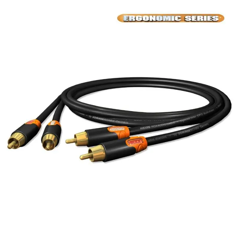 Direktkauf HICON HIFI&HOME RCA-Cinchkabel RCA, 2 x | RCA-Cinch / RCA-Cinch, HICON 0,75m