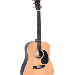 Neue Kollektion SIGMA GUITARS SDR-1 Sonitone Dreadnought Elektro-Akustik-Gitarre, natur