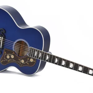 Expressversand SIGMA GUITARS GJA-SG200-RBL Grand Jumbo Elektro-Akustik-Gitarre translucent royal darkblue