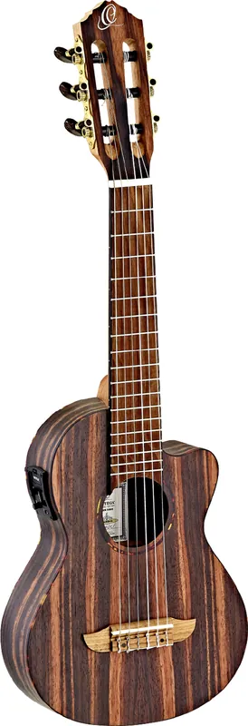 ORTEGA RGL5EB-CE Timber Series Guitarlele Elektro-Guitarlele, satin open pore Geprüft