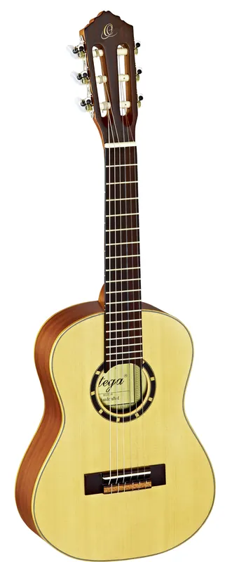 ORTEGA R121-1/4 NT Konzert-Gitarre 1/4 inkl. Gigbag, natur Geprüft