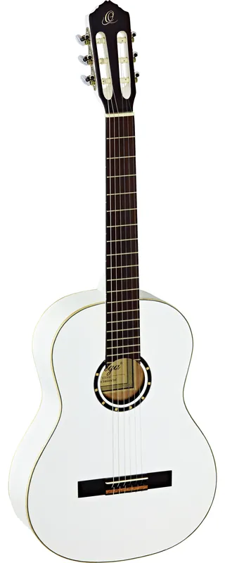 Wochenendangebot ORTEGA R121WH Konzert-Gitarre 4/4 inkl. Gigbag, weiss