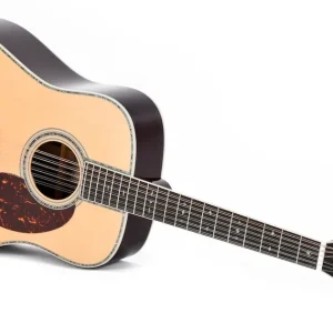 Begrenztes Angebot SIGMA GUITARS DR12-42 Custom Dreadnought 12-saitige Akustik-Gitarre inkl. Softcase, natur