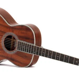 Schnäppchen SIGMA GUITARS 000K2-42S Flamed Koa Orchestra Akustik-Gitarre inkl. SSC Softcase