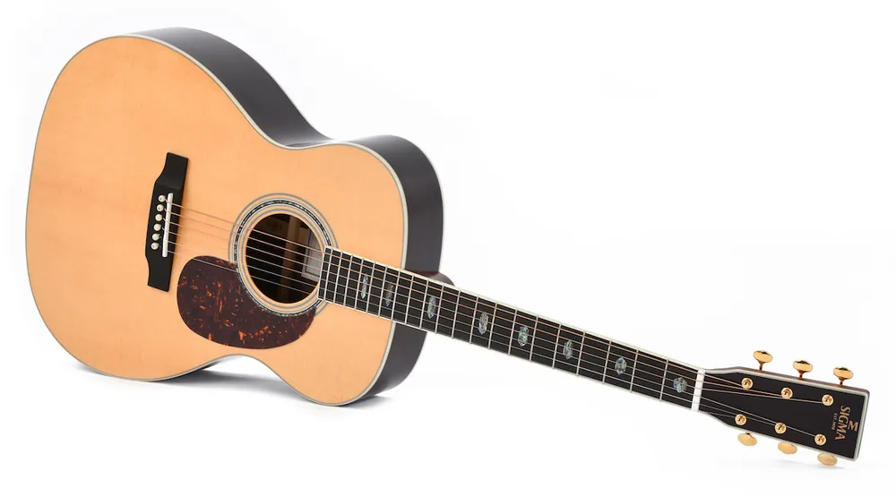 Jetzt Kaufen SIGMA GUITARS S000R-40 All Solid Custom Orchestra Akustik-Gitarre inkl. Softcase SCC