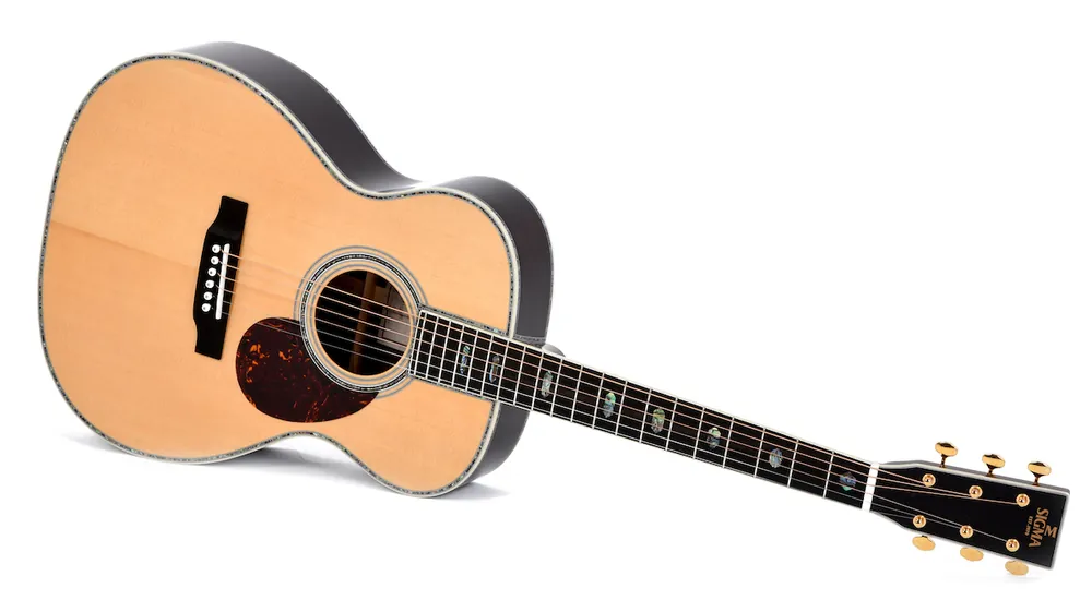 Kostenfreie Lieferung SIGMA GUITARS SOMR-45 All Solid Standard Akustik-Gitarre inkl. Softcase SSC, natur