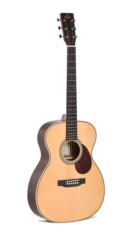Neu Im Sortiment SIGMA GUITARS OMT-28H All Solid Standard Akustik-Gitarre inkl. Softcase SSC, natur