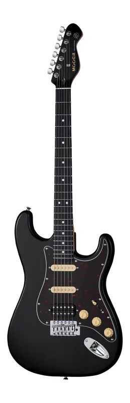 Beliebt MOOER MSC 10 PRO BK Pro Guitar E-Gitarre inkl. Gigbag, black