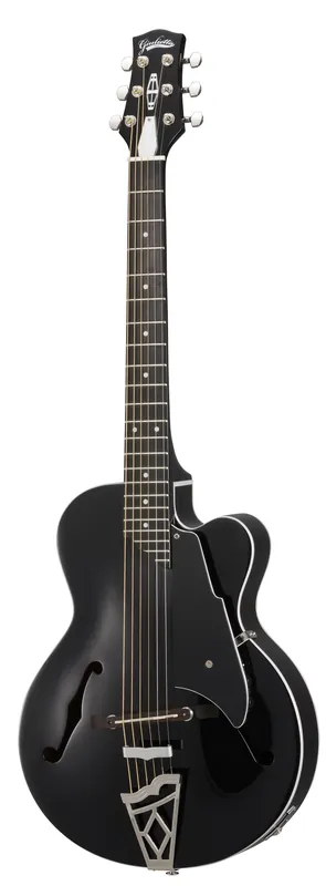 VOX VGA3PSBK Giulietta Single Cut Hollowbody E-Gitarre inkl. Gigbag, transparent black Kostenloser Rückversand