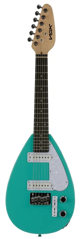 Zertifiziert VOX MK3MINIAG Mark III mini AG Teardrop Mini-E-Gitarre inkl. Gigbag, aqua green