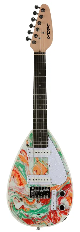 Jetzt Kaufen VOX MK3MINIMB Mark III mini MB Teardrop Mini-E-Gitarre inkl. Gigbag, marble