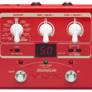 VOX StompLab 1B Bass Multieffektpedal fürBass-Gitarren Zertifiziert