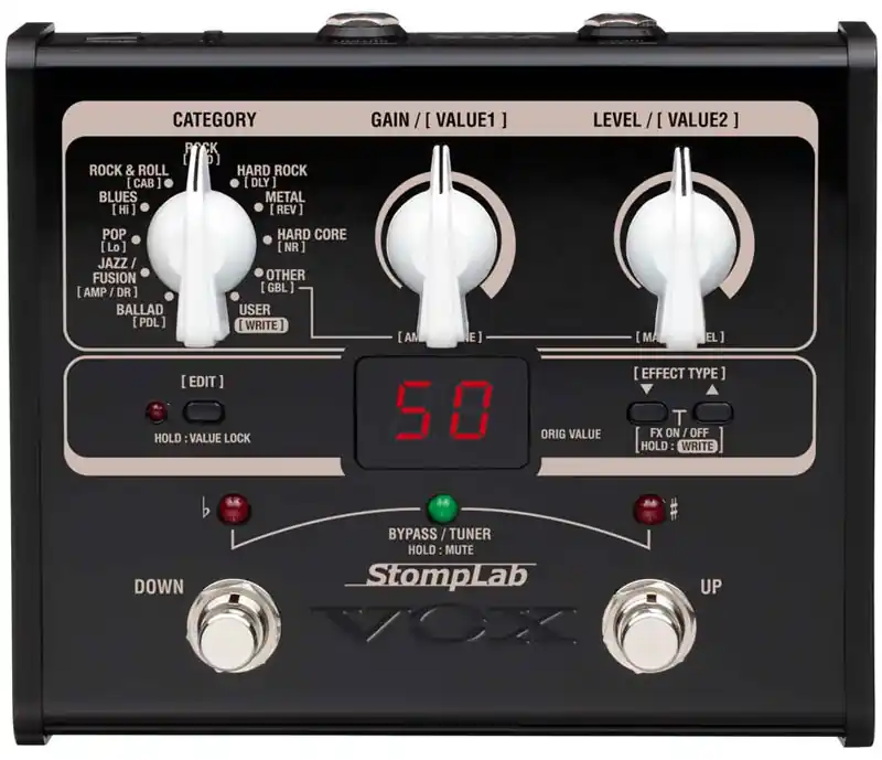 Nur Für Kurze Zeit VOX StompLab 1G Guitar Multieffektpedal für Gitarren