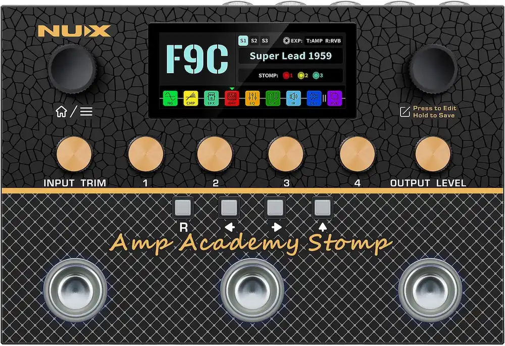 NUX Amp Academy Stomp Gitarren-Multieffektgerät Preiswert