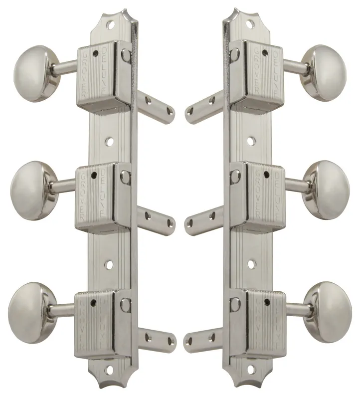Abverkauf GROVER H138N Vintage Deluxe Mechanik für E-Gitarre 3 + 3 Nickel