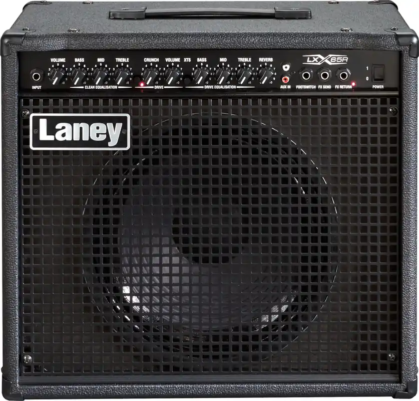 LANEY LX65R Black Extreme Combo 65Watt/12Zoll Gitarrenverstärker mit Reverb Kostenfreie Lieferung