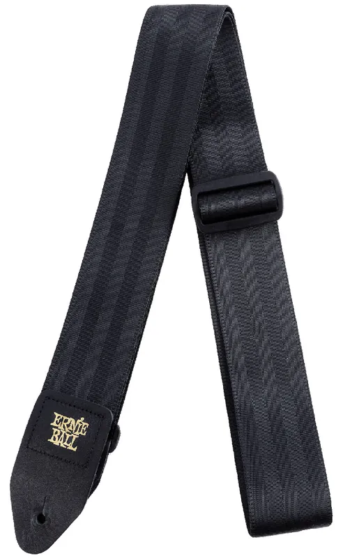 Neuheit ERNIE BALL 4139 Seatbelt Nylon Gitarrengurt (50mm), schwarz
