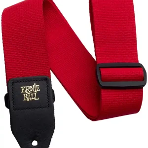 ERNIE BALL 4040 Polypro Nylon Gitarrengurt (50mm), rot Begrenztes Angebot